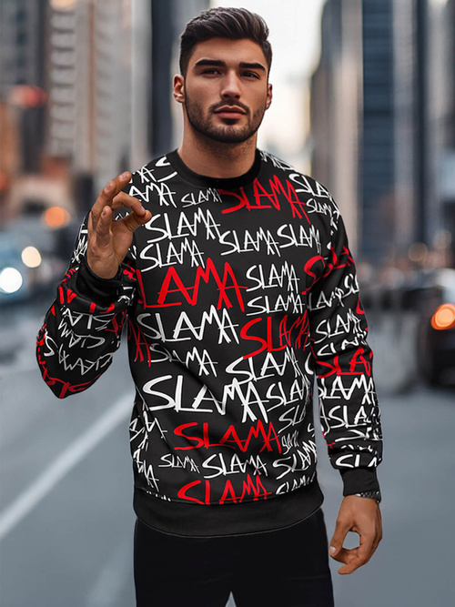 Vīriešu jaka melna OZONEE JS/8B1190/3Z