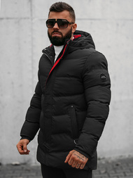 Vīriešu virsjaka melna OZONEE N/7330Z