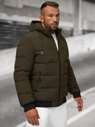 Vīriešu parka brūna OZONEE JS/31M5023/84