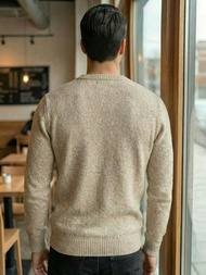 Vīriešu svīteris smilšu OZONEE JS/59B3607/155