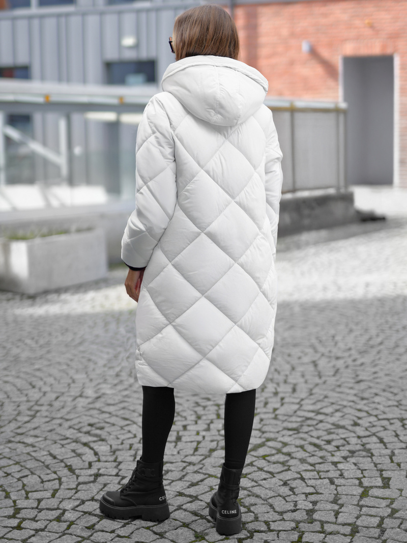 Sieviešu jaka balta OZONEE JS/5M3168/281Z