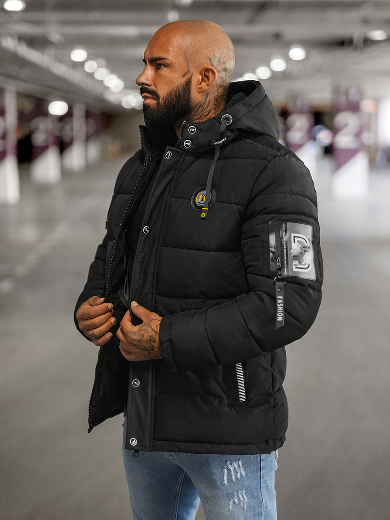 Vīriešu jaka melna OZONEE JS/57M7503/392