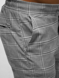 Vīriešu chino bikses pelēki OZONEE DJ/2277/22