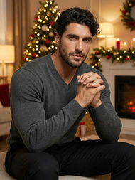 Vīriešu svīteris grafīta OZONEE NB/MMB601/3Z