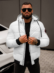 Vīriešu parka balta OZONEE JS/31M5031/281