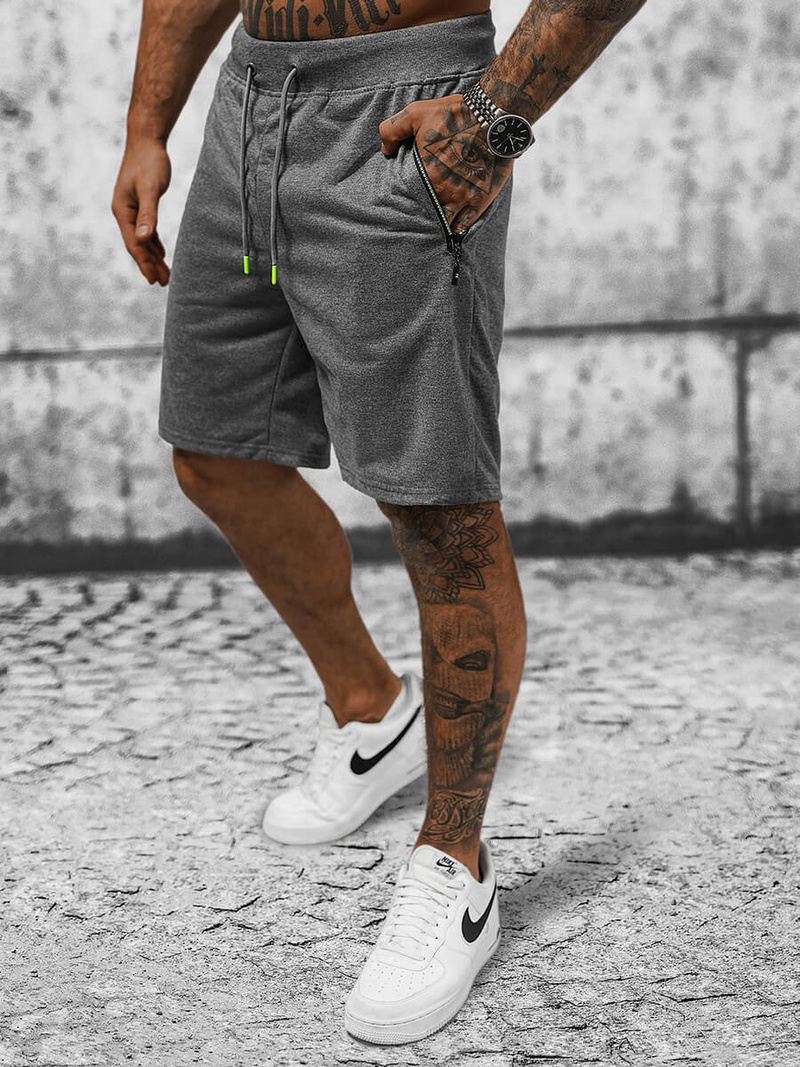 Vīriešu sporta šorti grafīta OZONEE JS/8K292