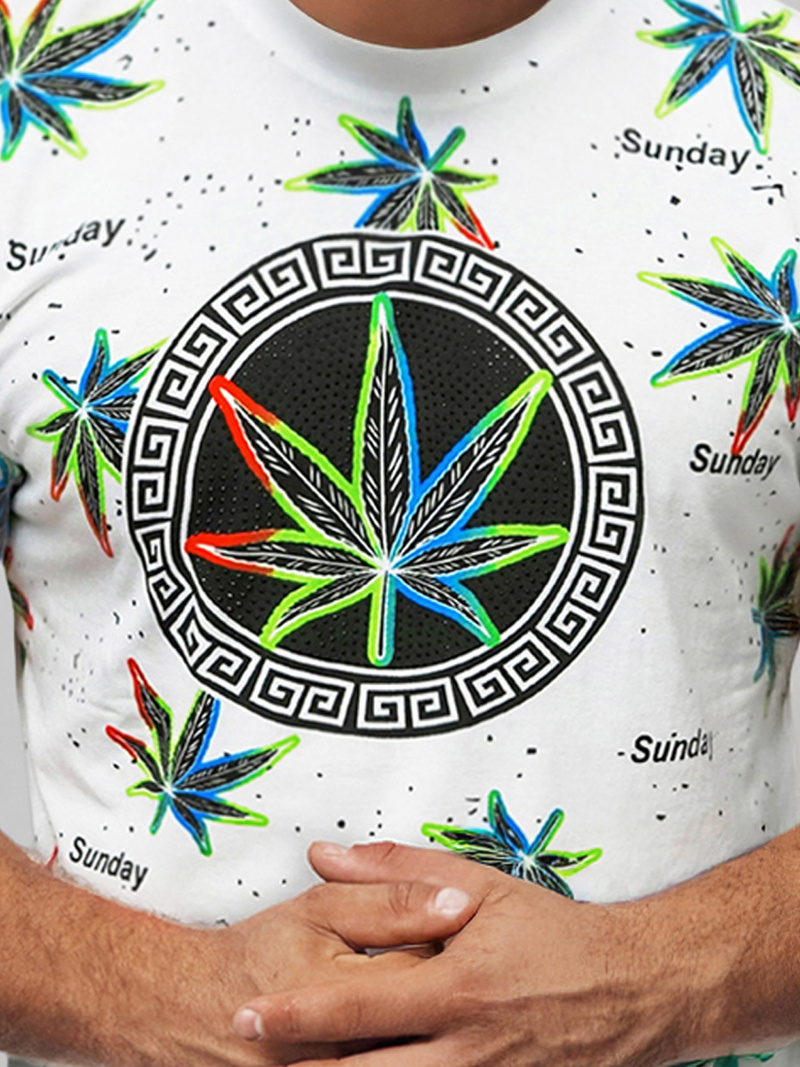 Vīriešu T-krekls balts OZONEE O/T136/1Z