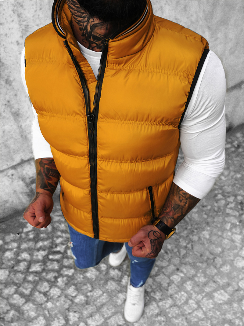 Vīriešu veste dzeltena OZONEE N/7131