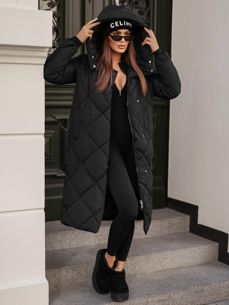 Sieviešu jaka melna OZONEE JS/5M3173/392Z