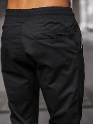 Vīriešu chino jogger bikses melnas OZONEE O/399