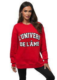 Džemperis sarkans OZONEE O/SWE23055