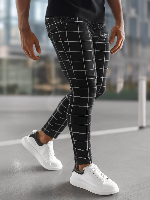 Vīriešu Chino Bikses Melni OZONEE O/P4009Z