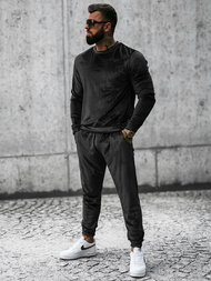 Vīriešu treniņtērps melns OZONEE O/D7516