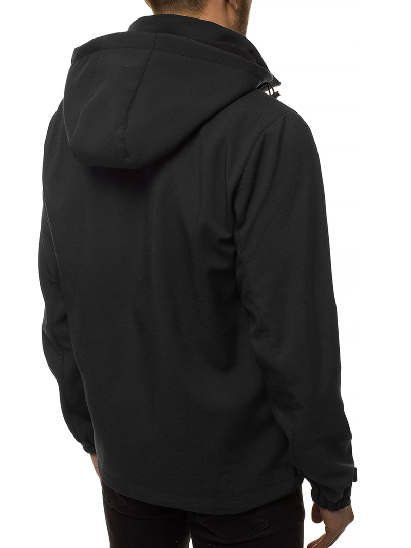 Vīriešu softshell virsjaka melna OZONEE JS/56008Z