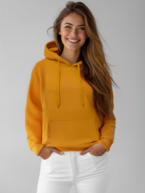 Sieviešu džemperis ar kapuci camel OZONEE JS/W02/26Z