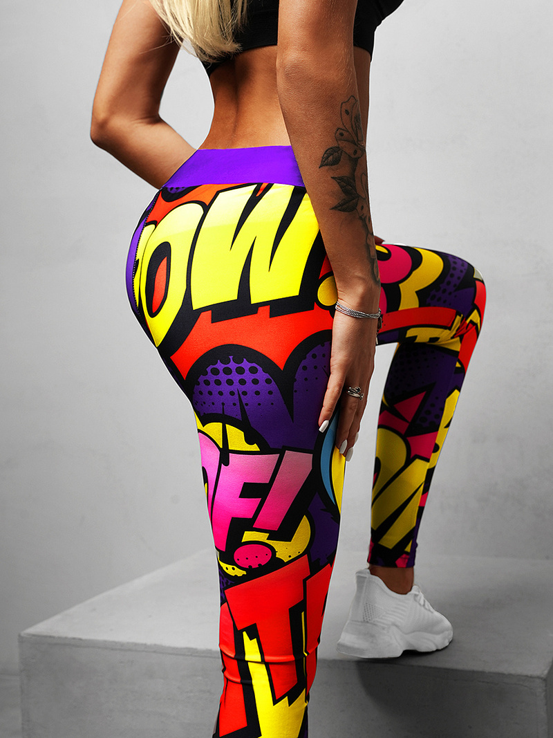 Sieviešu legingi krāsaini OZONEE O/20937Z