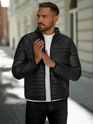 Vīriešu jaka melna OZONEE JS/16M9328/392B