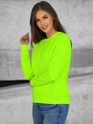 Sieviešu džemperis zaļa-neons OZONEE JS/W01Z