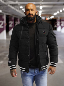 Vīriešu jaka melna OZONEE JS/57M7501/392