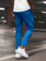 Vīriešu sporta bikses debesu zili B/18203022Z