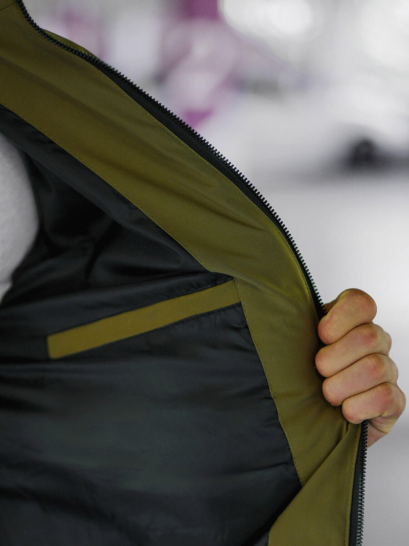 Vīriešu parka gaiša-haki OZONEE JS/31M5023/62Z