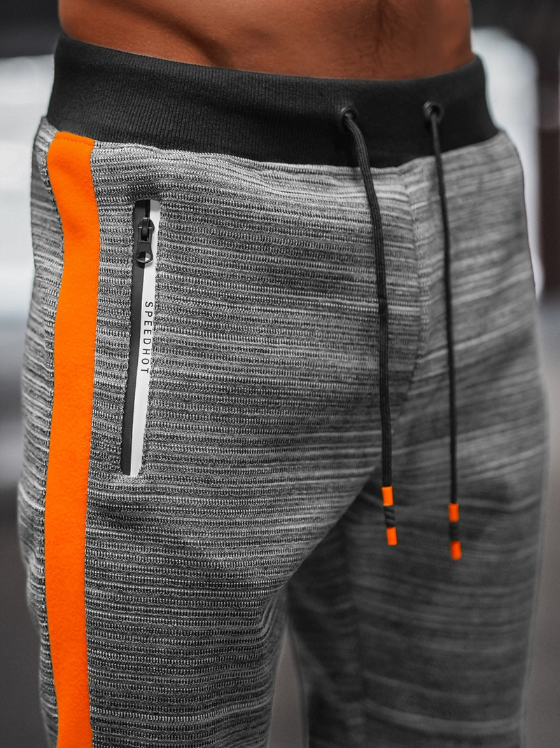 Vīriešu sporta bikses pelēkas OZONEE JS/K60011Z