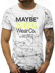 Vīriešu T-krekls balts OZONEE JS/SS10915