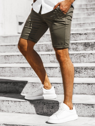 Vīriešu chino šorti grafīta OZONEE DJ/1001