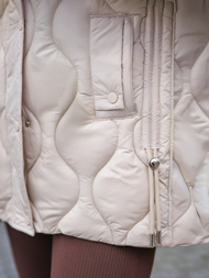 Sieviešu jaka ecru OZONEE JS/5M3226/62B