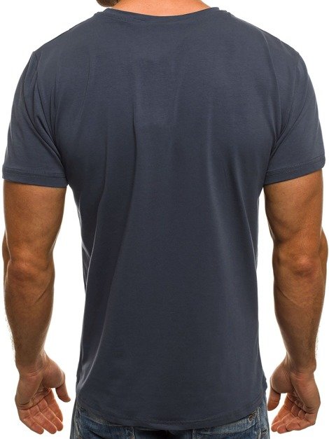 OZONEE 1957 Vīriešu T-krekls indigo