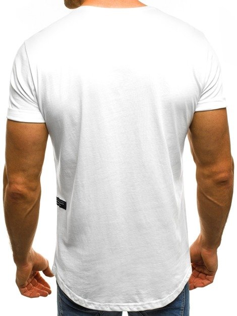 OZONEE B/181000  Vīriešu T-krekls balts