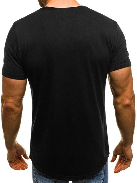 OZONEE B/181159 Vīriešu T-krekls melns