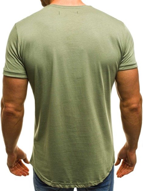 OZONEE B/181159 Vīriešu T-krekls zaļš