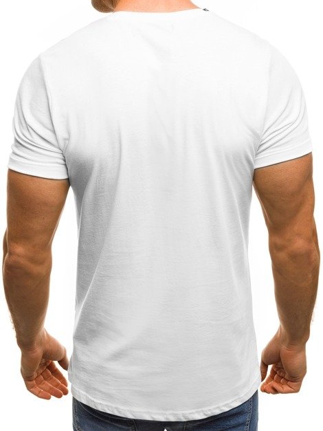 OZONEE B/181168 Vīriešu T-krekls balts