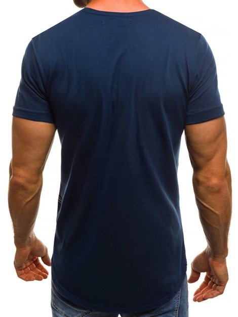 OZONEE B/181382 Vīriešu T-krekls tumši zils