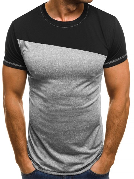 OZONEE JS/5016 Vīriešu T-krekls pelēks