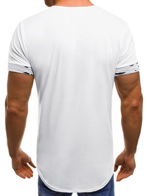 OZONEE JS/SS205 Vīriešu T-krekls balts