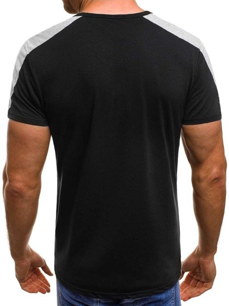 OZONEE JS/SS230 Vīriešu T-krekls melns
