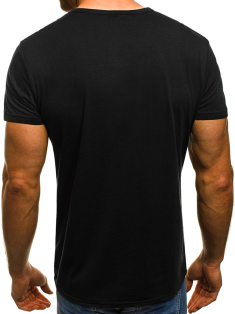 OZONEE JS/SS299 Vīriešu T-krekls melns
