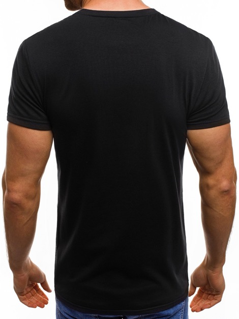 OZONEE JS/SS300 Vīriešu T-krekls melns