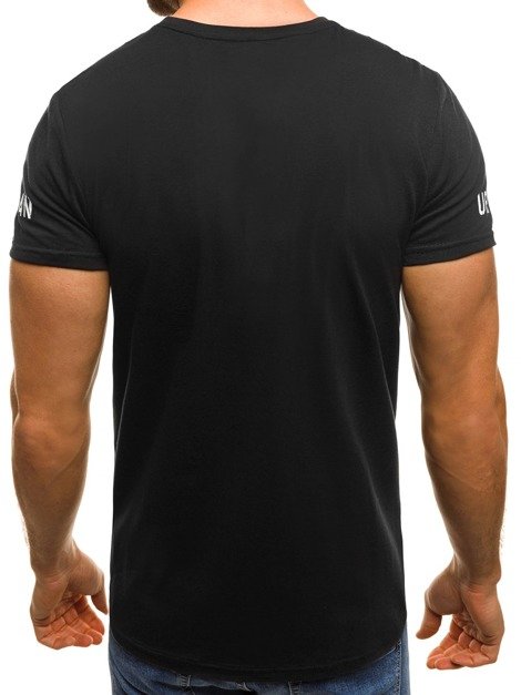 OZONEE JS/SS321 Vīriešu T-krekls melns