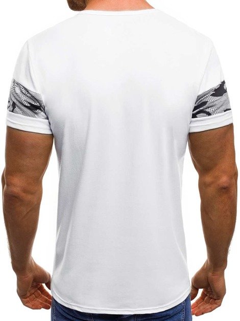 OZONEE JS/SS326 Vīriešu T-krekls balts