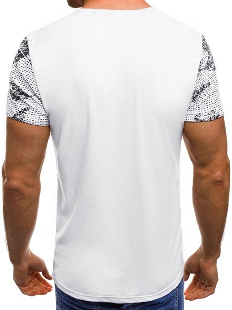 OZONEE JS/SS393 Vīriešu T-krekls balts