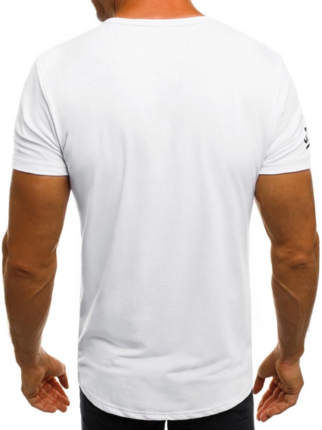 OZONEE JS/SS539 Vīriešu T-krekls balts