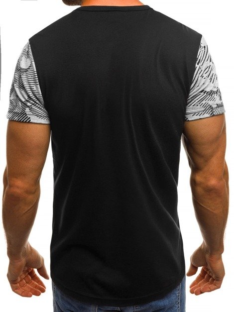 OZONEE JS/SS553 Vīriešu T-krekls melns