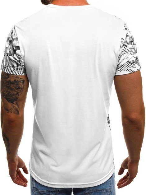 OZONEE JS/SS563 Vīriešu T-krekls balts
