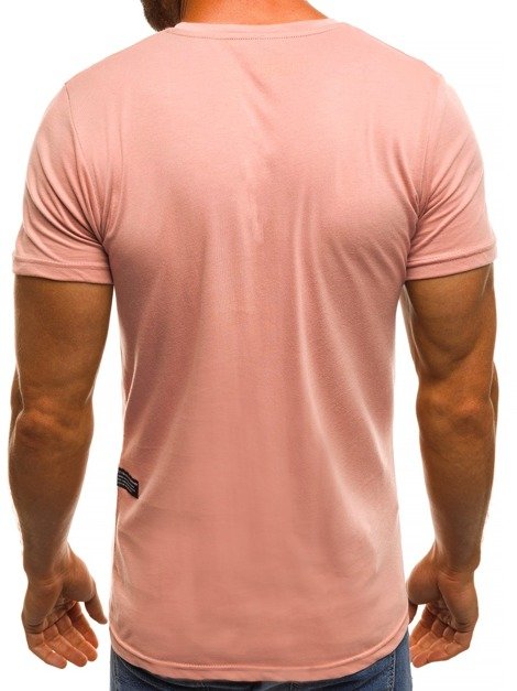 OZONEE MECH/2088T Vīriešu T-krekls sārts