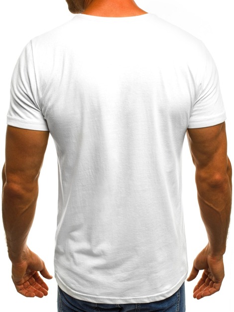OZONEE O/1170 Vīriešu T-krekls balts