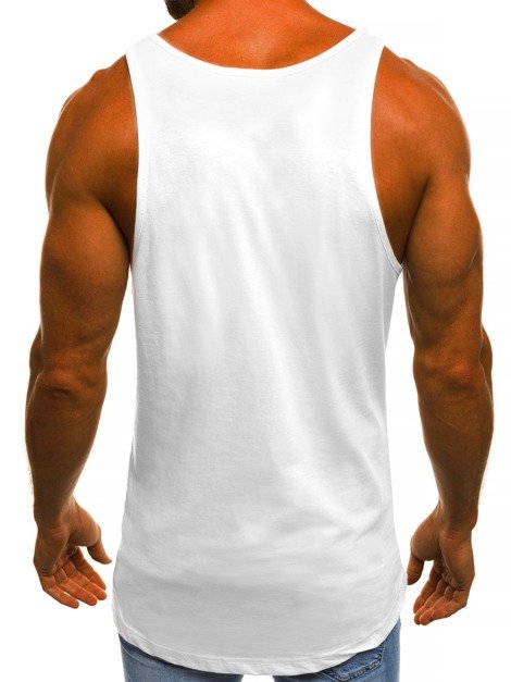 OZONEE O/1182 Vīriešu T-krekls balts