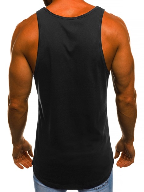 OZONEE O/1182 Vīriešu T-krekls melns